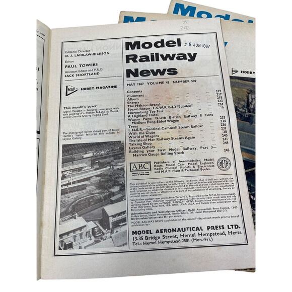 Model Railway News Hobby Magazine Lot of 3 May 1967 March 1969 October 1969 - Picture 8 of 8